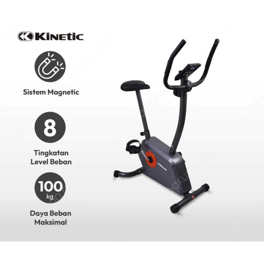 Kinetic Sepeda Statis Magnetic 515B - Alat Fitness Indoor Nyaman dan Tidak Bising