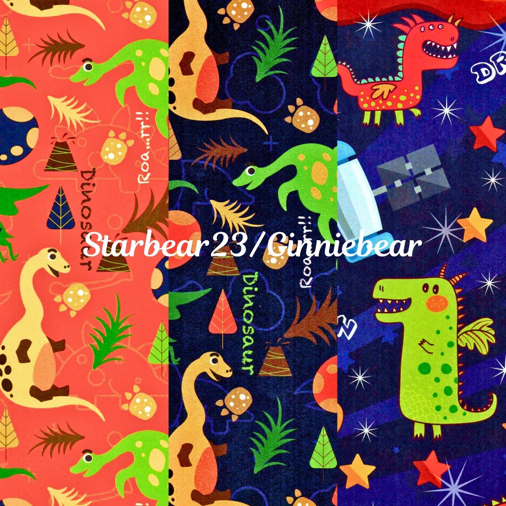 

Kertas Kado Doff Motif Dino Sansanwawa