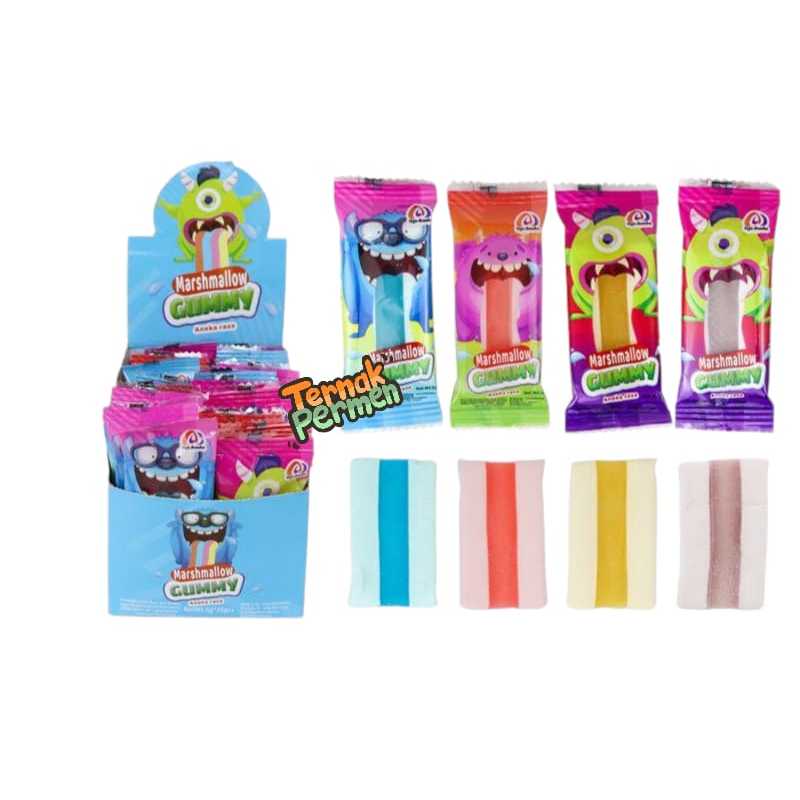 

TIGA DOMBA MARSHMALLOW GUMMY MOSTER ISI 30 PCS