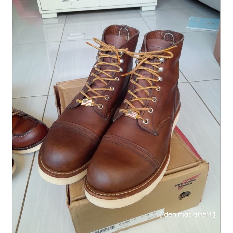 red wing 8088 redwing iron ranger traction tred