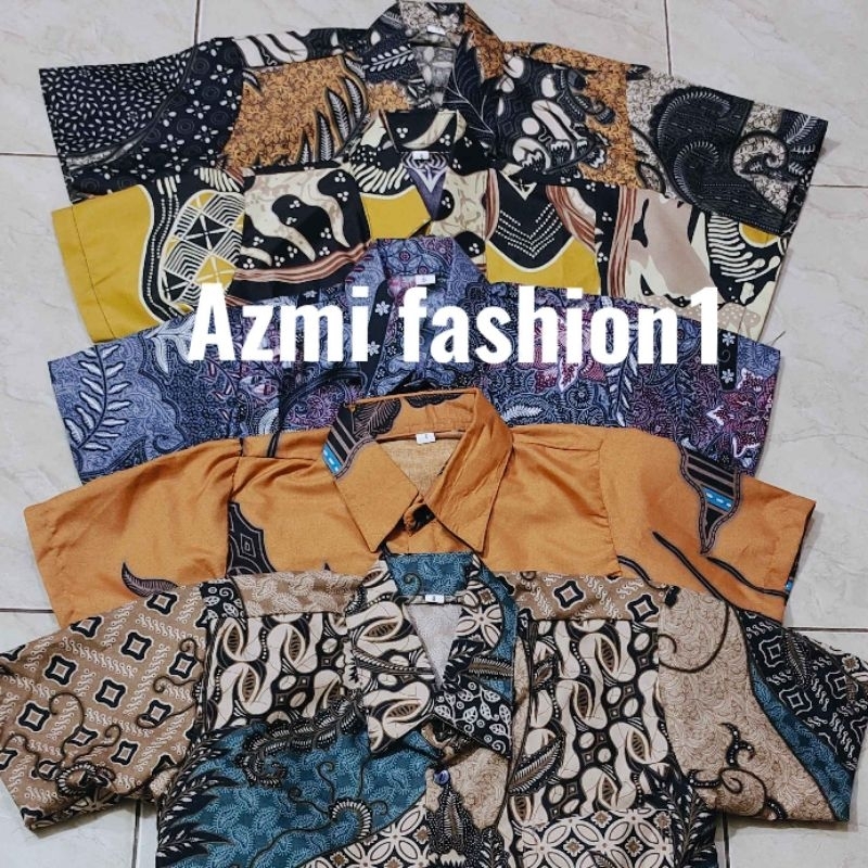 PROMO KEMEJA BATIK ANAK 4 TH - 13 TH KEMEJA BATIK ANAK MOTIF BAJU BATIK ANAK LAKI LAKI LENGAN PENDEK