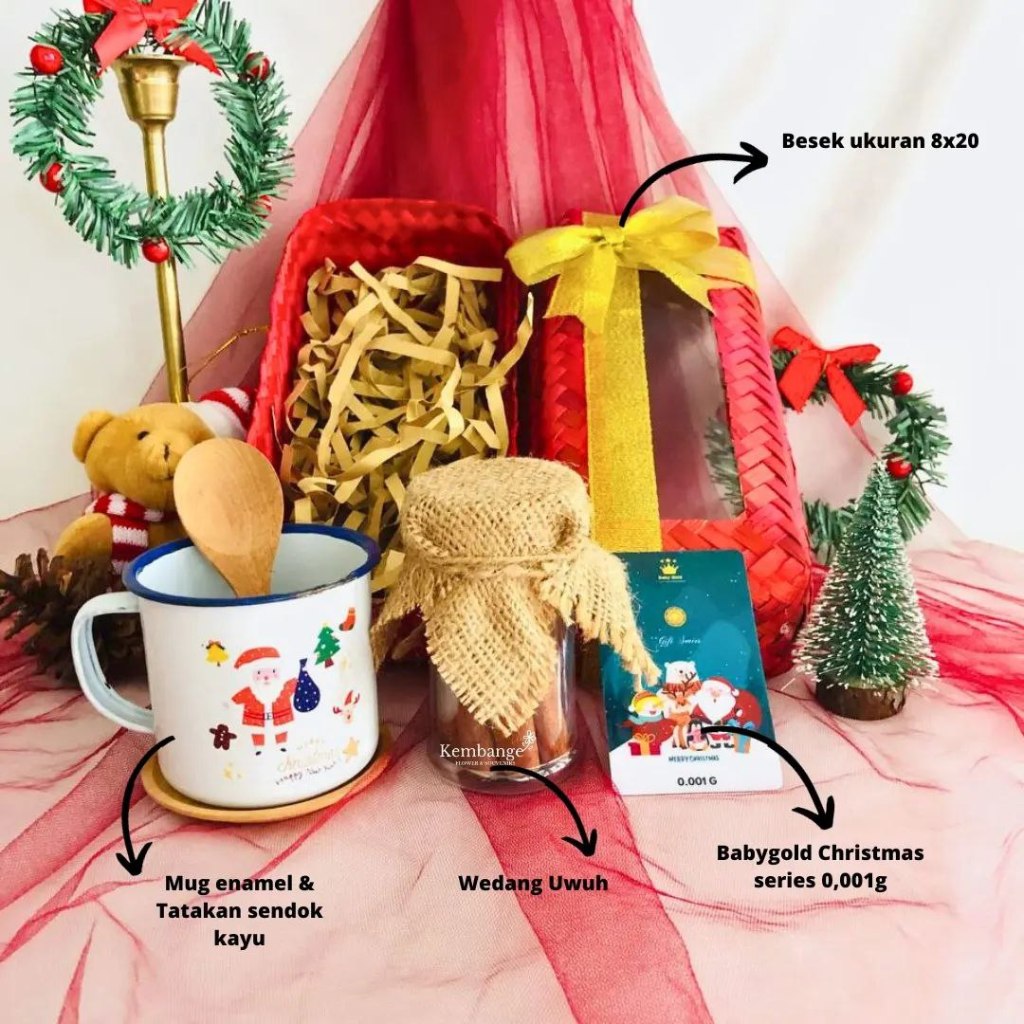 

HAMPERS NATAL BESEK EMAS 24 KARAT CHRISTMAS GIFT NOEL SERIES KADO NATAL UNIK PAKET HADIAH NATAL