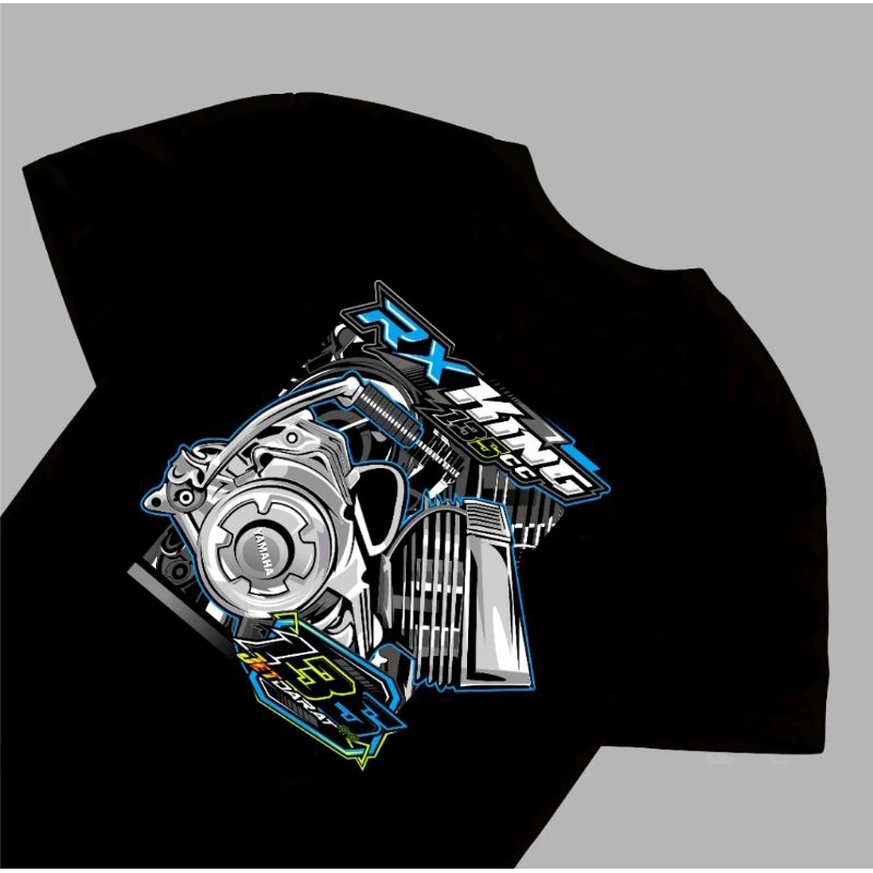 KAOS RX KING 135 CC JET DARAT MESIN