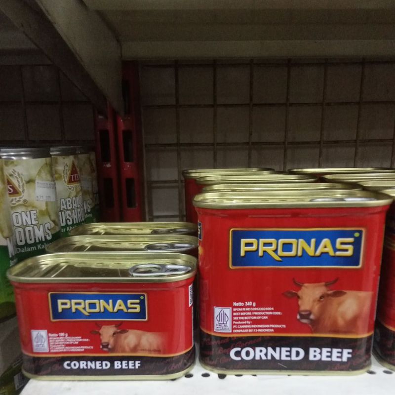 

PRONAS corneet beef berat bersih 198gr, 340gr