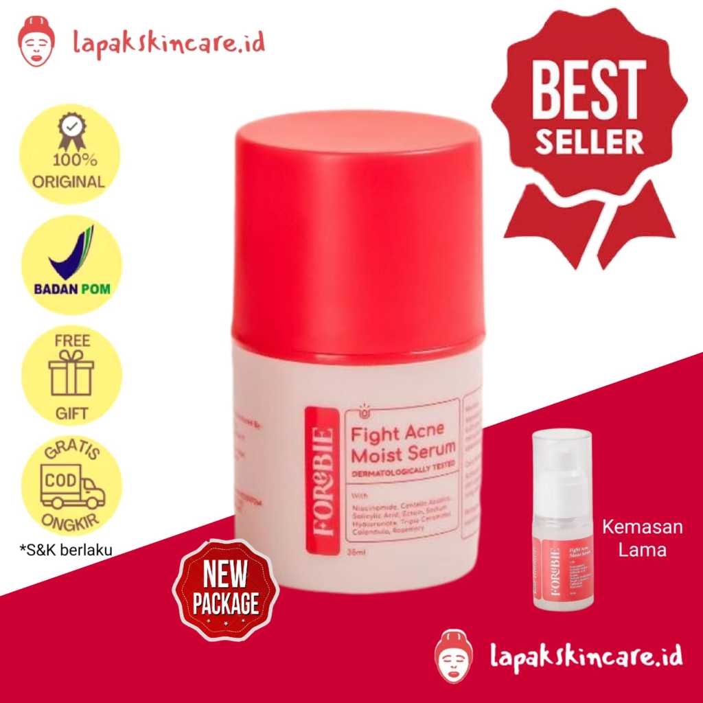 Forebie Fight Acne Moist Serum 35ml / Forebie Acne Serum Atasi Jerawat