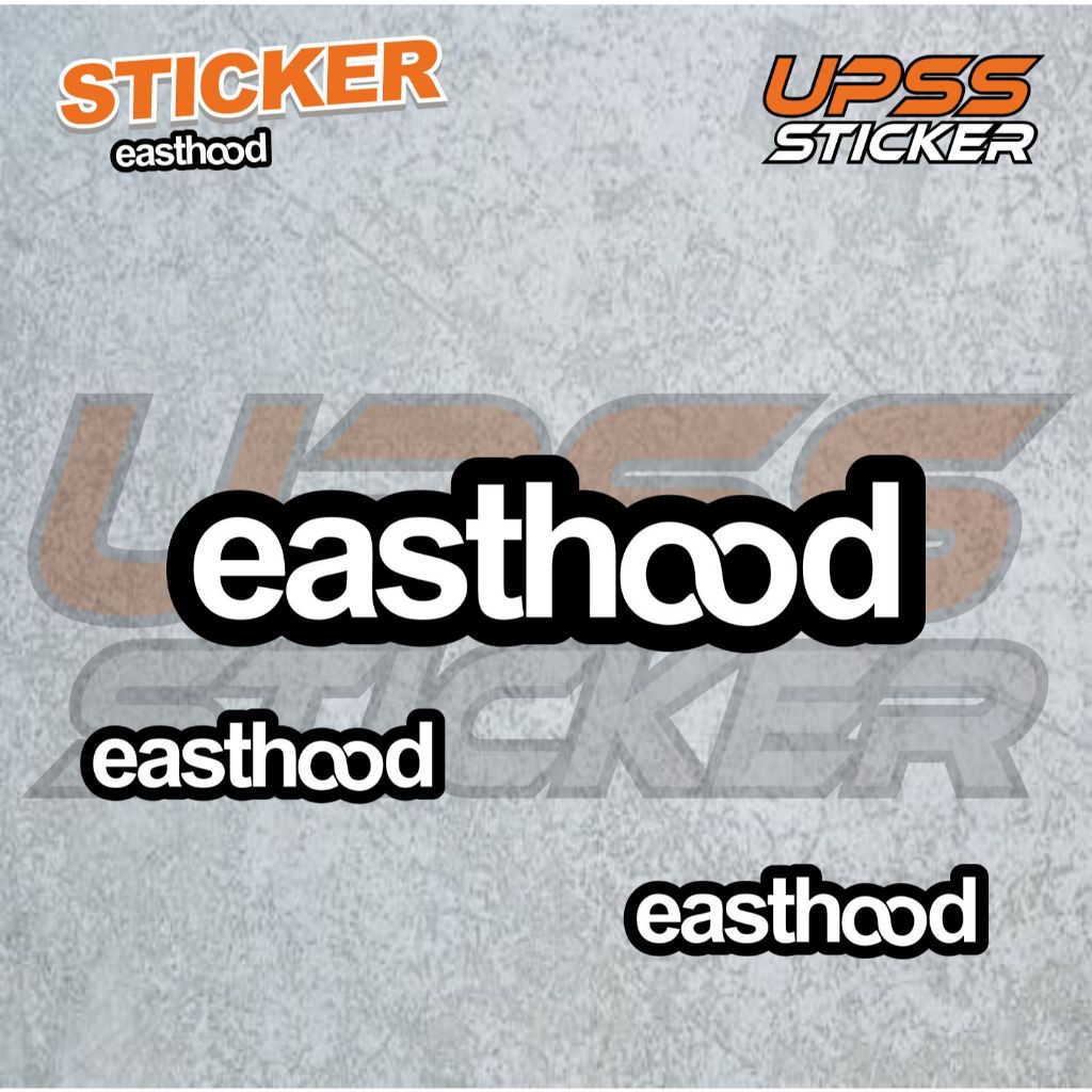 

Stiker Sticker Easthood Case Phone Logo Brand Band Aesthetic Journal Clothing Basic Casing Striping Tempel Label Merk Dinding Graftac Vinyl High Quality decal