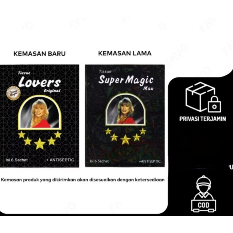 Tisu Magic antiseptik Super Hitam Man Termurah / Tissu Super Magic Man Hitam Asli Original Ampuh Tah