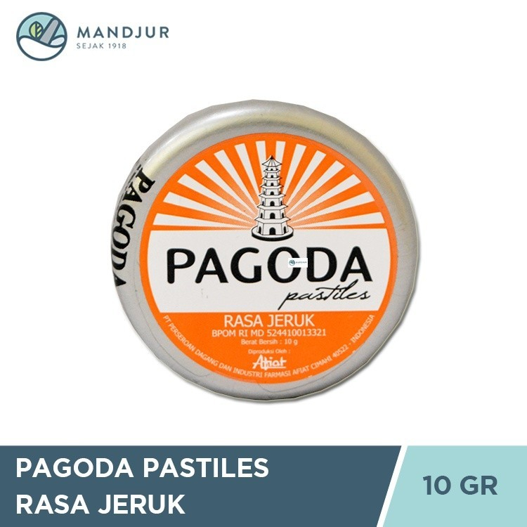 

Pagoda Pastiles Rasa Jeruk 10 Gram - Permen Pelega Tenggorokan