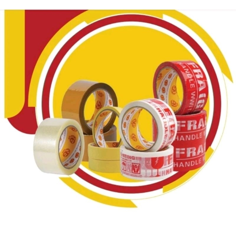 

Lakban Bening Uk. 45mm x 90yard x 43mic Merk. NG (Next Generation)