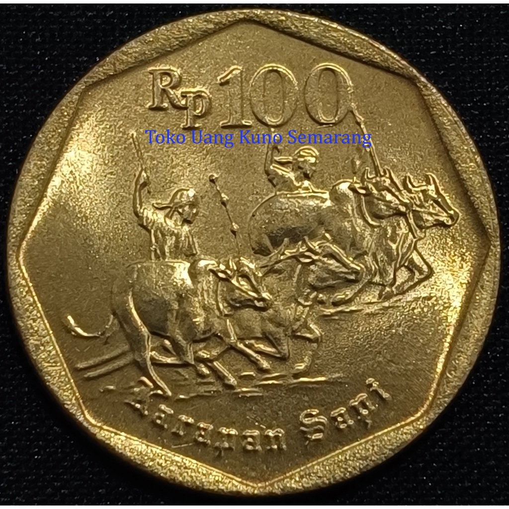 Uang Kuno Koin 100 Karapan Sapi 1998 Luster