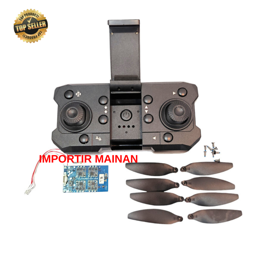 part rc drone brushless E88S remote - receiver board - propeller 8pcs