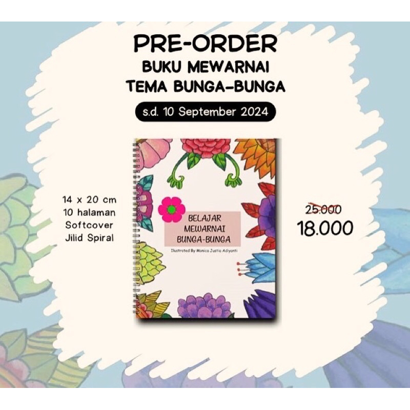 

Belajar mewarnai bunga-bunga