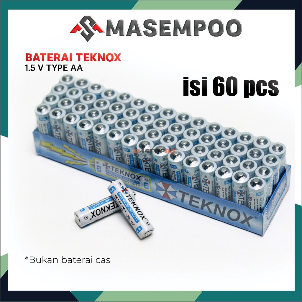 TEKNOX Baterai AA baterei A2 - batery aa - Batere aa isi 60 pcs