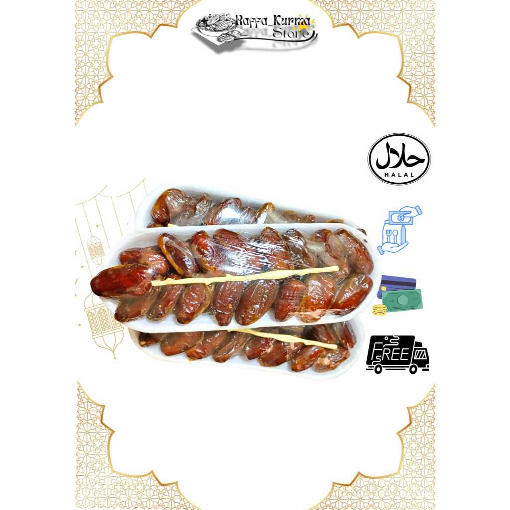 

KURMA TUNIS MADU PERAHU 250 G / TUNISIA NON TANGKAI / COD
