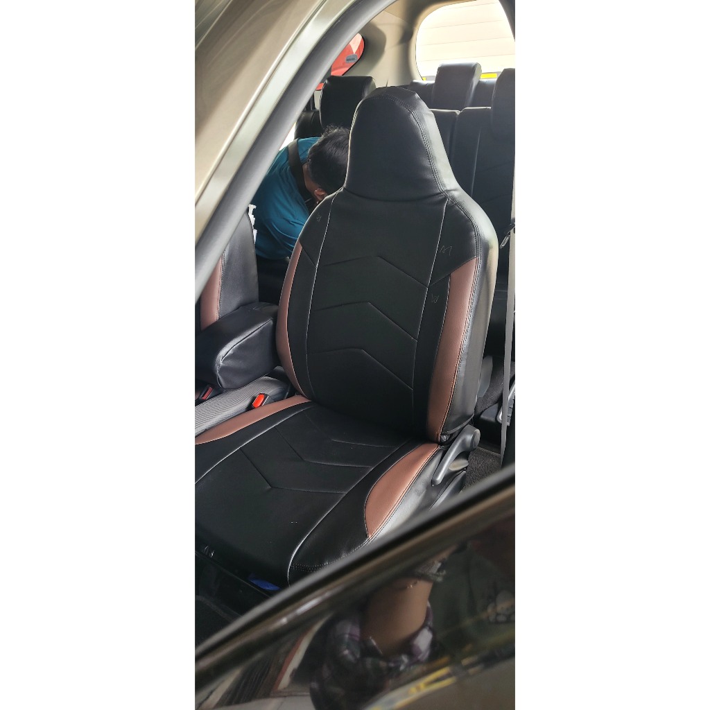 SARUNG JOK MOBIL CALYA/SIGRA FULLSEAT 3 BARIS BAHAN CHEROKEE FORCE ORI