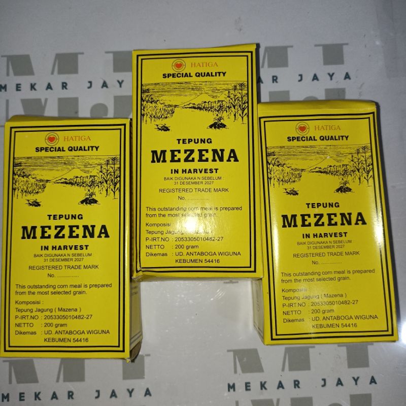 

Tepung Maizena / Tepung Jagung Mezena In Harvest 200gr