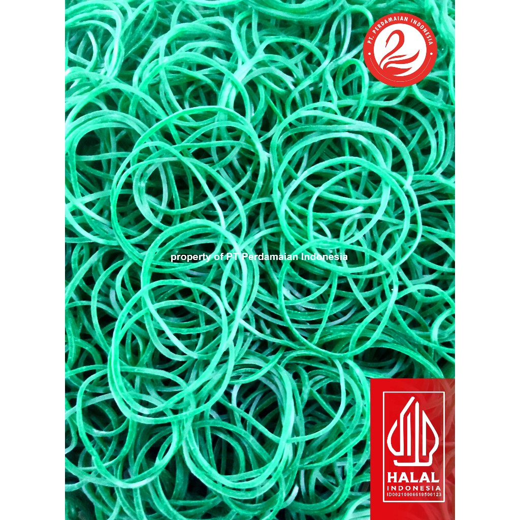 2_Zaneva - Karet Gelang Pentil Lubang Besar Premium Swan Brand 500 Gram - Grosir