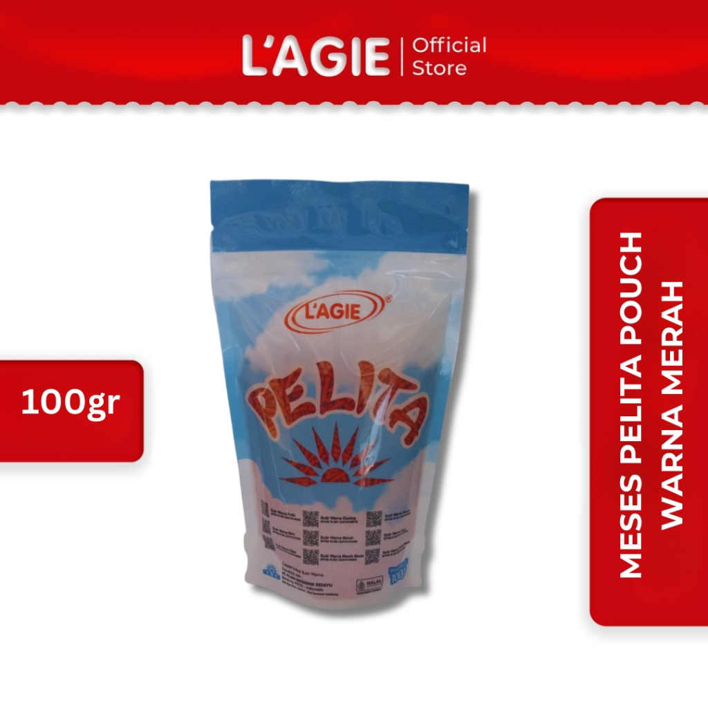 

Lagie Meses Butir Pelita Pouch Warna Merah 100gr