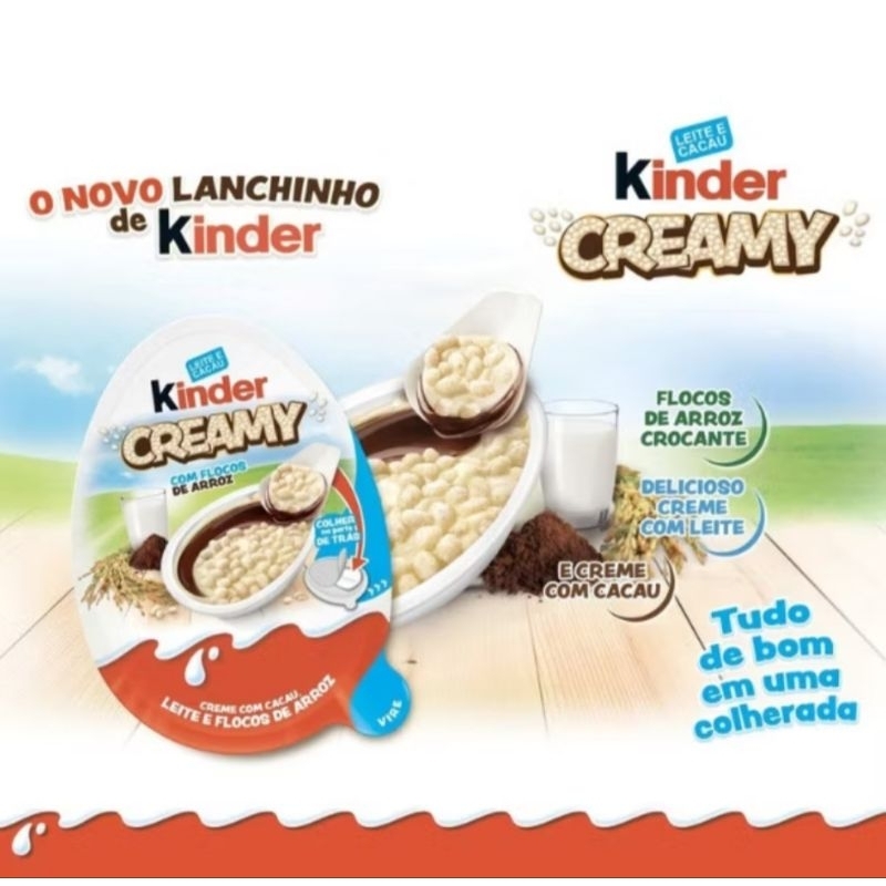 

Kinder Creamy Milky and Crunchy Krim Susu dan Renyah Coklat Cemilan