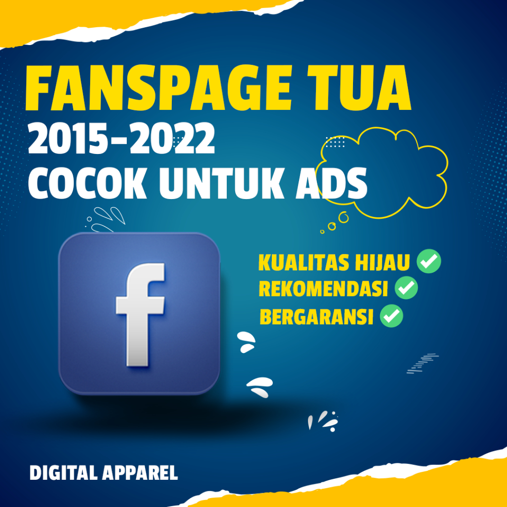 Fanspage Facebook Tua/Old | Halaman Facebook  Tua/Old | Bisa Untuk Iklan Facebook Ads Bergaransi