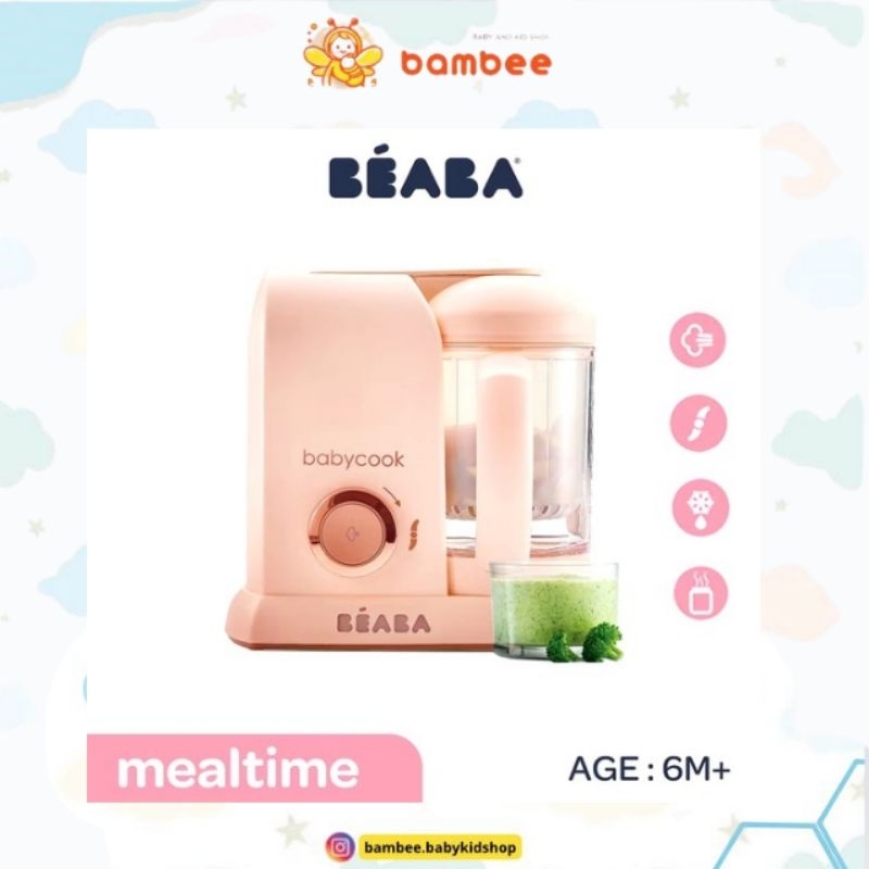 Beaba babycook solo food processor  rosegold/ baby cook/ blender bayi/ beaba solo/ beaba food proces