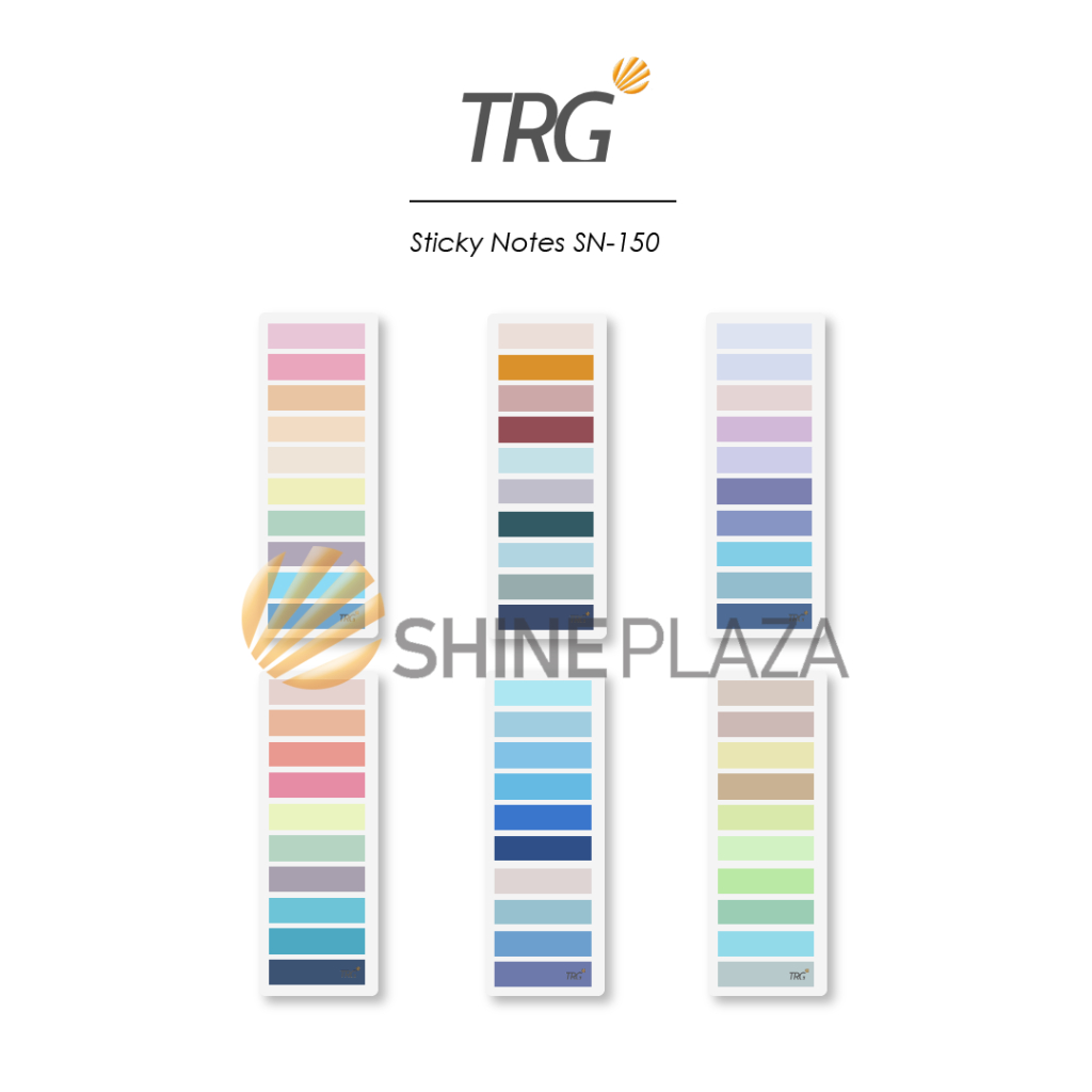

TRG Index & Mark Note 10 Colors SN-150 - Memo Tempel Sticky Notes Warna Bahan Plastik TRG
