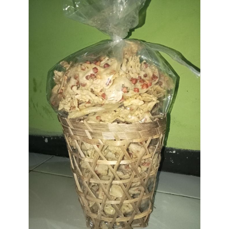 

Rempeyek Kacang Tanah (original/daun jeruk) 1kg