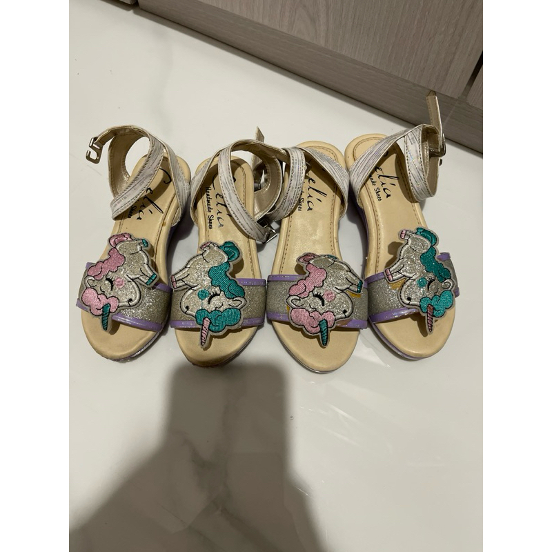 sepatu anak perempuan unicorn preloved