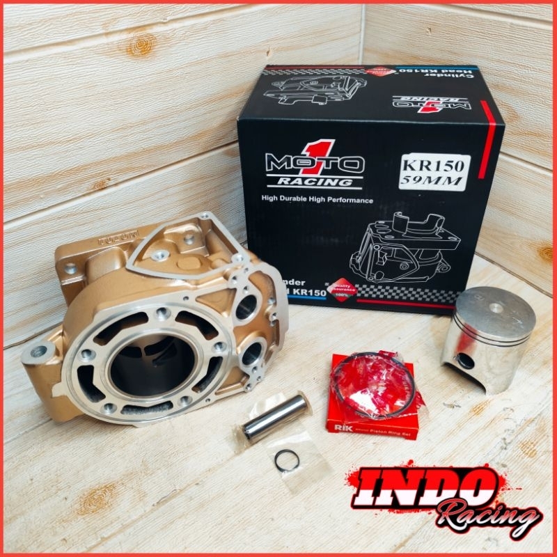 Blok Seher Moto 1 Ninja 150 R RR SS 59MM Blok Seher ninja 150 Moto1 Racing Original