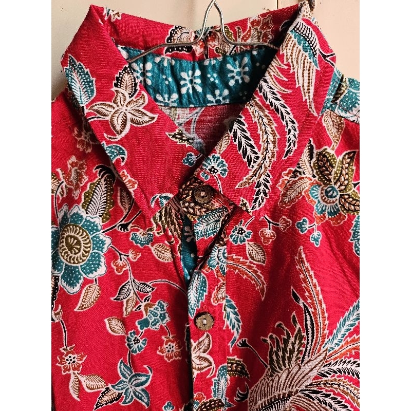 kemeja Batik merah,kemeja arrow,kemeja platini