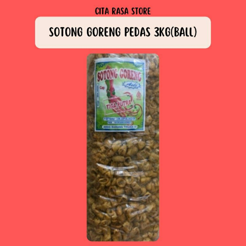 

SOTONG GORENG PEDAS 3KG (BALL) /SOTONG GORENG ORIGINAL