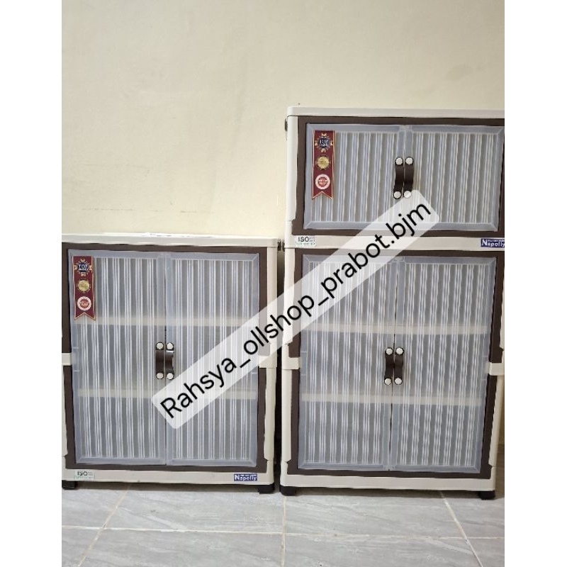 Lemari Lipat / Lemari Rak Cabinet Portable merek Napolly