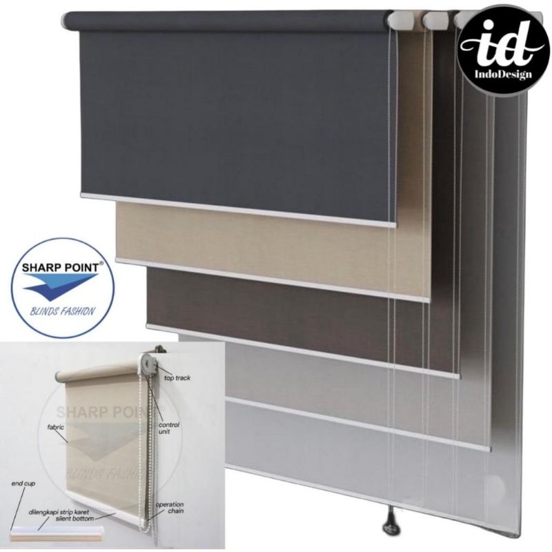ROLLER BLIND SHARP POINT/TIRAI ROLLER/TIRAI MININALIS
