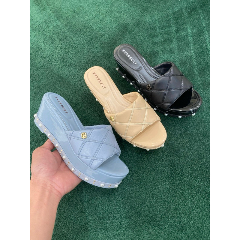 Sepatu wanita wedges everbest original - findy