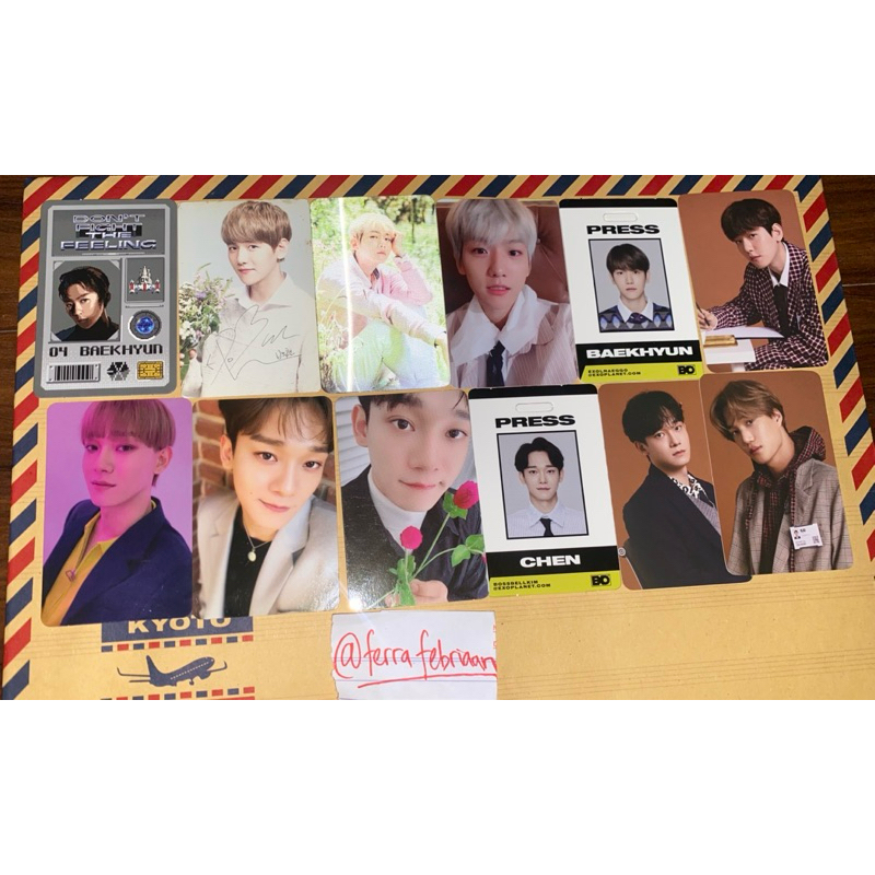 PC PHOTOCARD BAEKHYUN LAY OFFICIAL