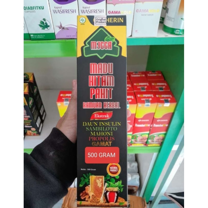 

MADU HITAM PAHIT HERBAL MECCA 500 GRAM