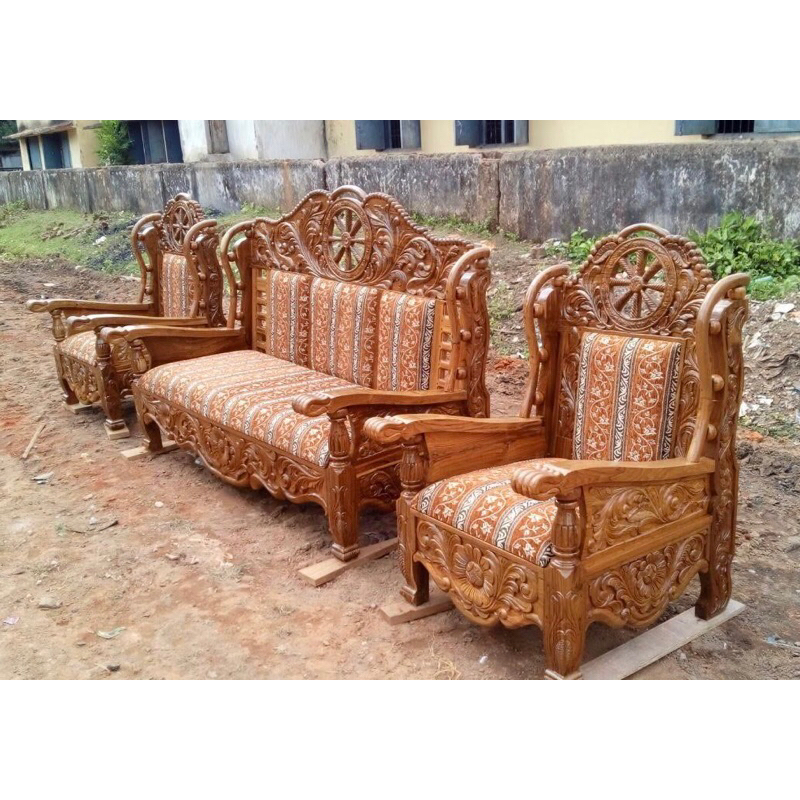 Set Kursi Tamu Klasik Kayu Jati Set Sofa Klasik Ukiran Jepara