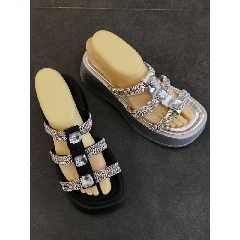 [BROCOCO] - SENDAL WEDGES WANITA 5 CM