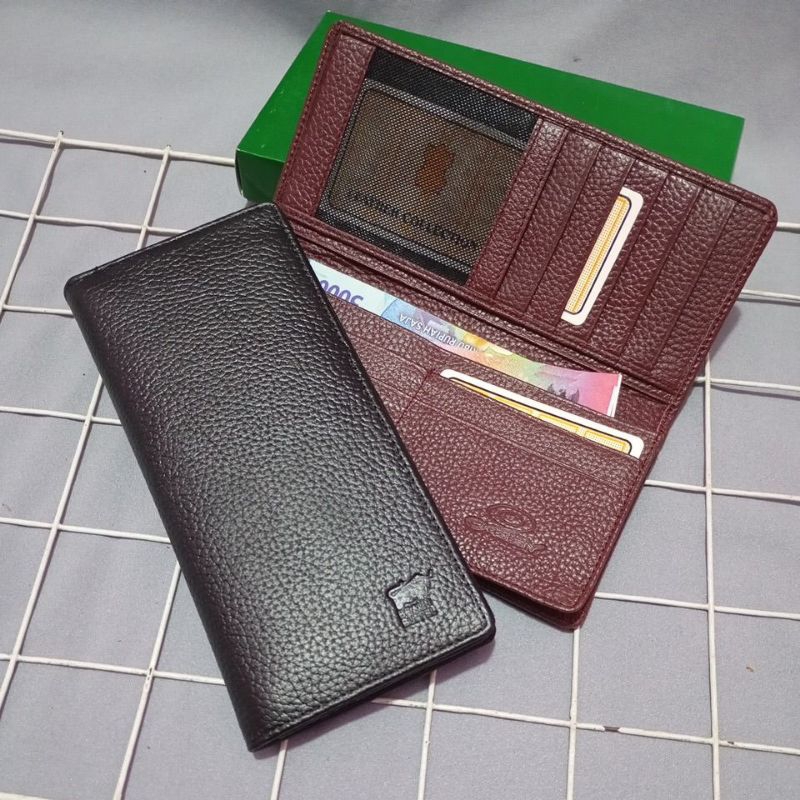 Dompet Pria Kulit panjang Dompet kulit pria wanita Dompet kulit Panjang