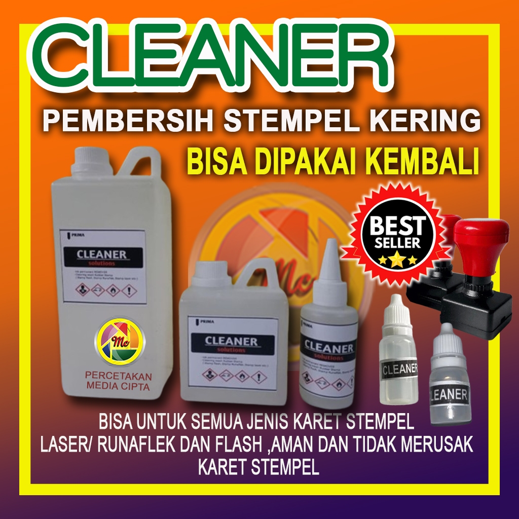 

CLEANER Pembersih Karet Stempel Laser/Runaflek, dan Stempel Flash