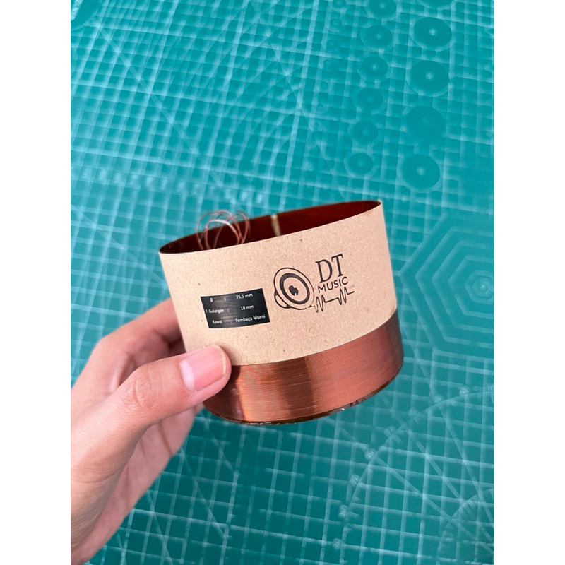 Spul speaker ADS 1290 voice coil 75,8mm Lilitan luar dalam DT Music (Spul balap)
