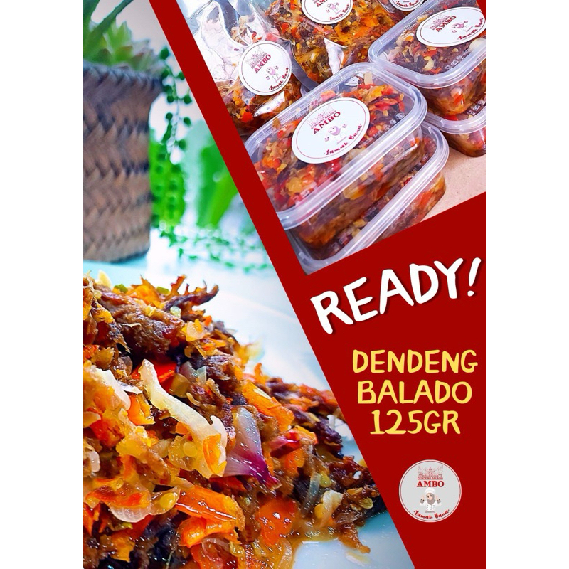 

GROSIR DENDENG BALADO ASLI PADANG 125 GRAM