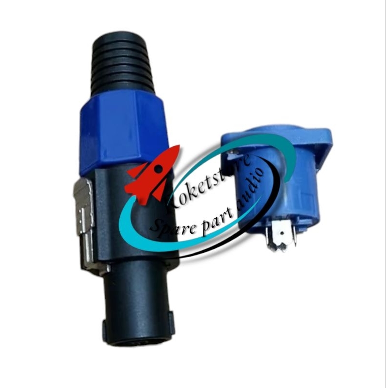 jek spikon  biru buntut jek + soket