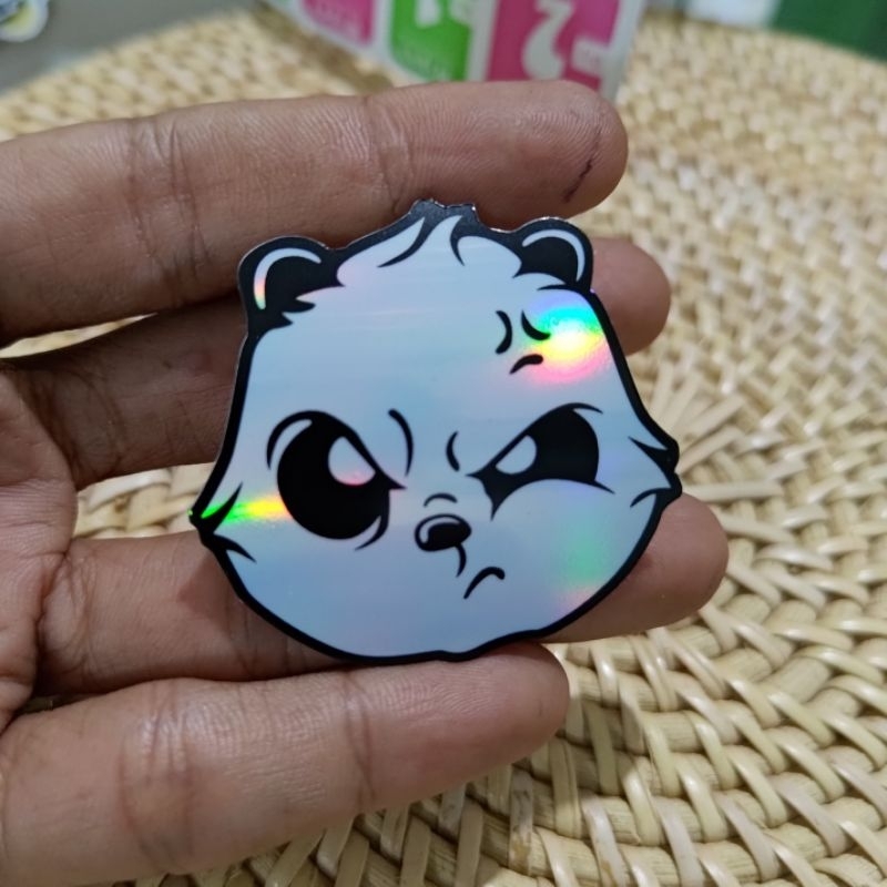 

sticker panda lucu helogram