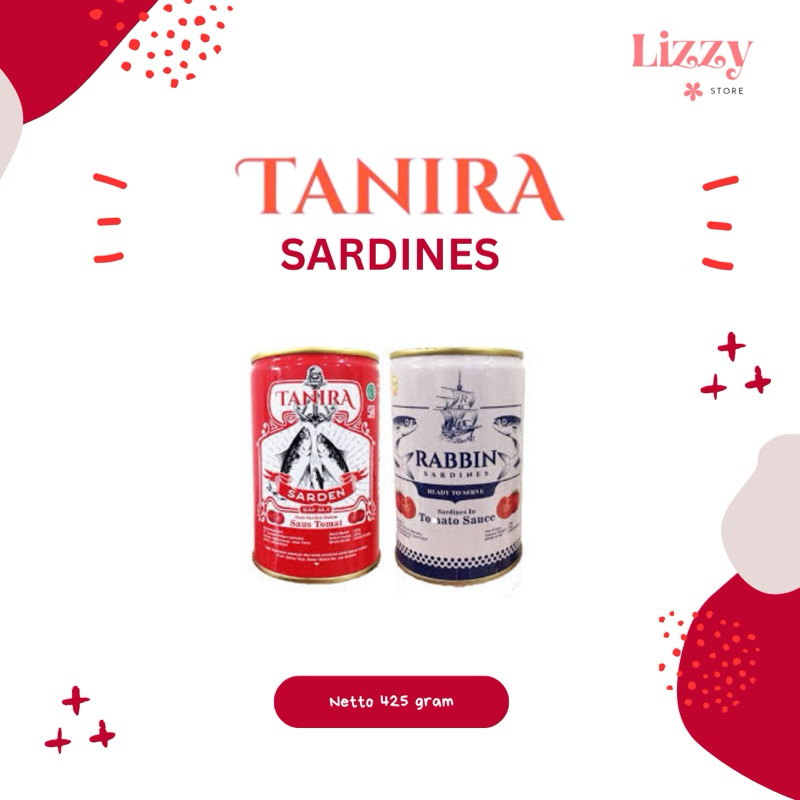 

Sarden Tanira | Rabbin Saus Tomat Makanan Kaleng 425g | 155g