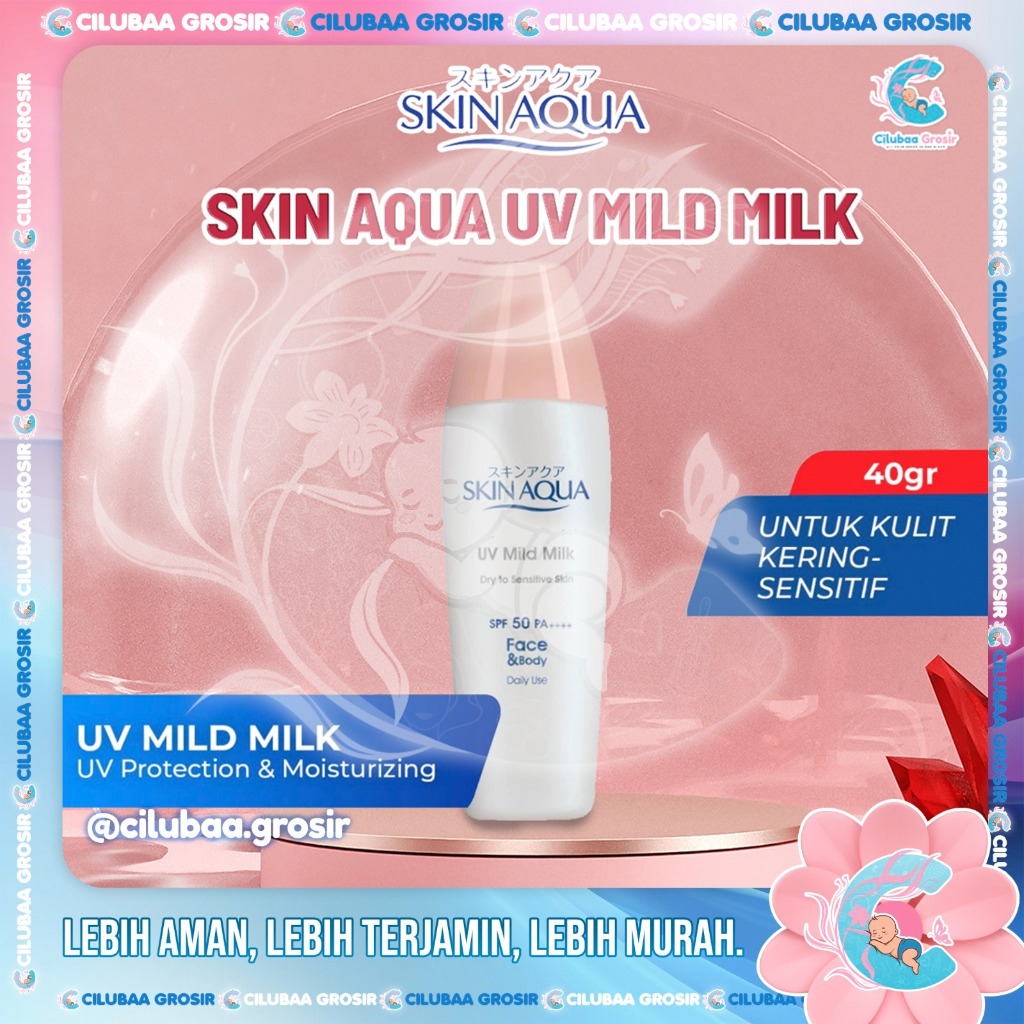 SKIN AQUA UV Mild Milk SPF50 40gr || Sunscreen