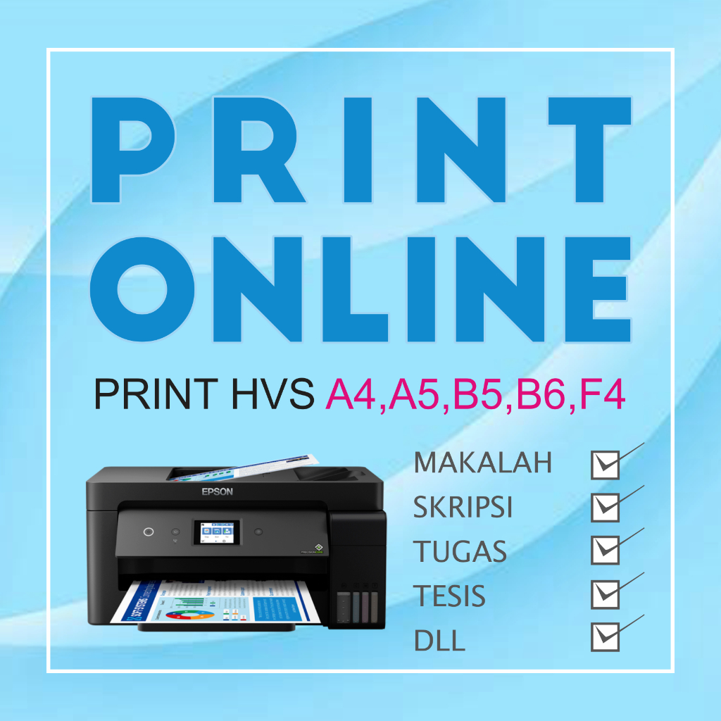 

PRINT HITAM PUTIH ANTI LUNTUR CETAK HVS MURAH