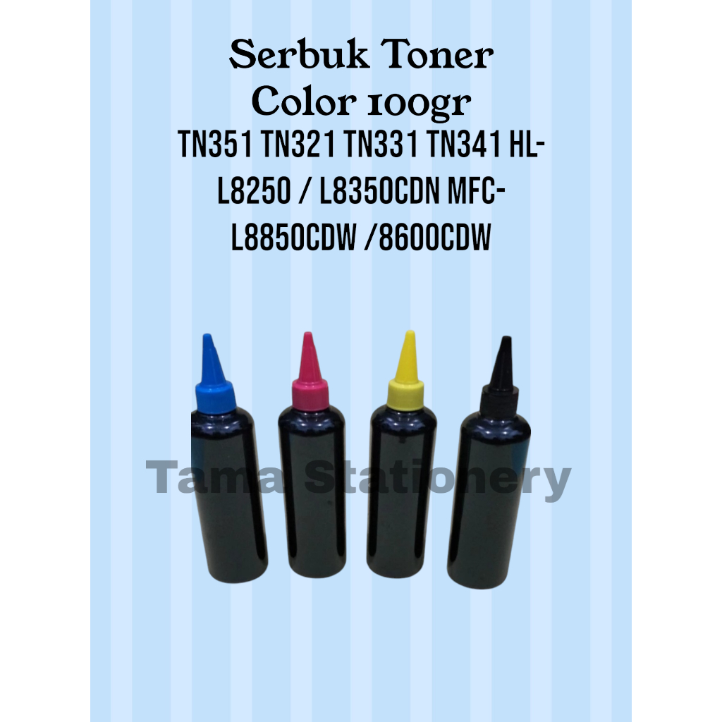 Serbuk Toner TN351 TN321 TN331 TN341 TN-351 321 331 341 HL-L8250CDN HL-L8250 HL-L8350CDW HL-L8350 MF