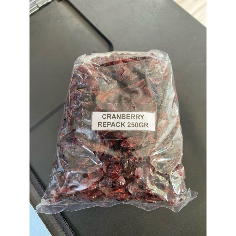 

Dry cranberry repack 250gr -+