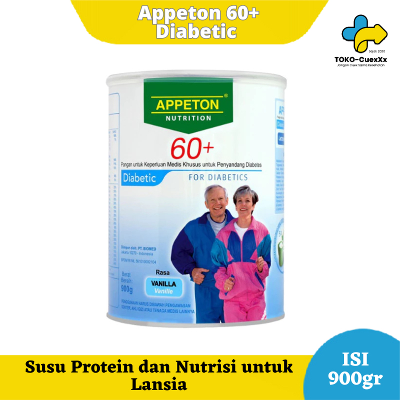 Appeton 60+ Diabetic Susu Lansia Orang Tua 900grm